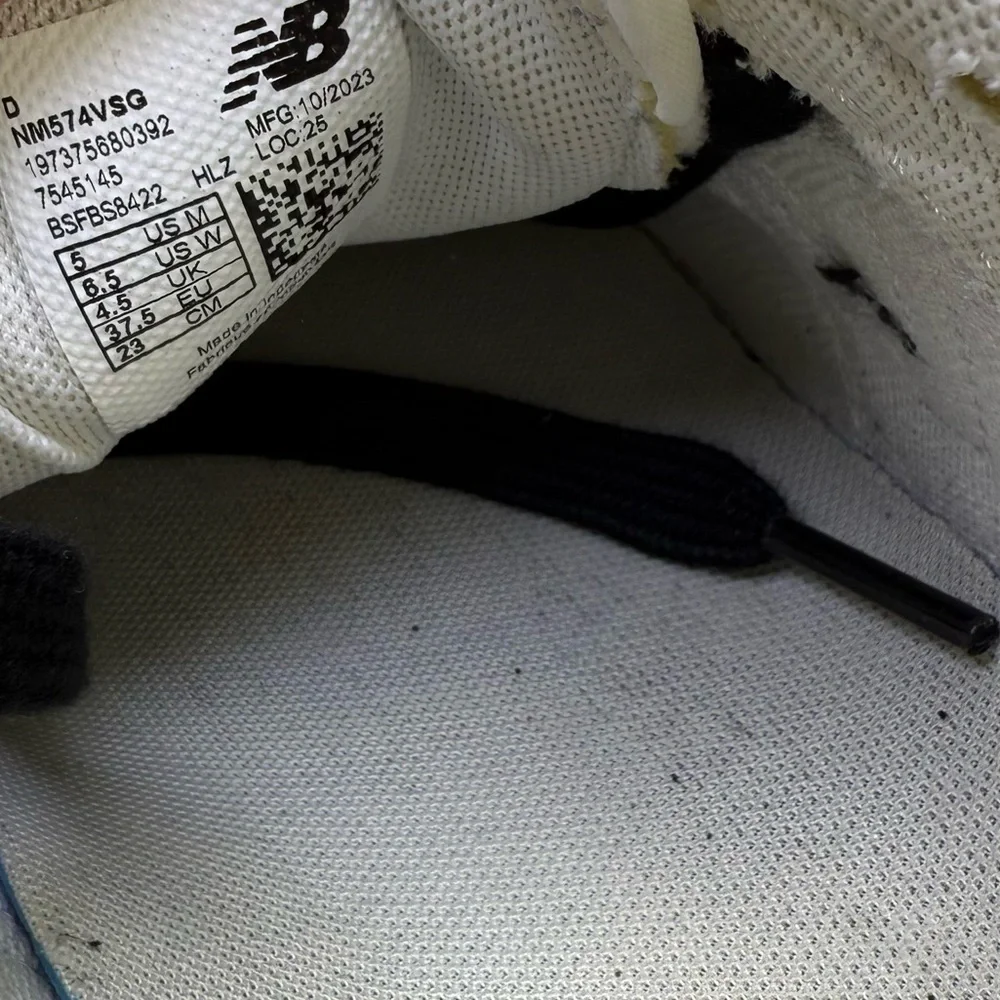 New Balance 574VSG Sea salt black Vulc 574 Skater Streetwear New Balance - Picture 12 of 13